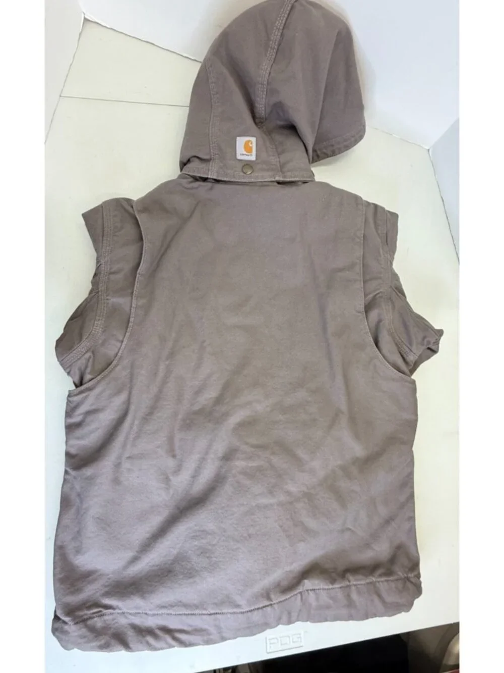 Carhartt Canvas Jacket Youth Childrens Medium 8 10 Caldwell Sherpa Lined Hooded